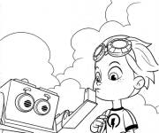Coloriage Aventures de Jack et Rusty de Rusty Rivets