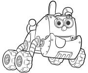 Coloriage et dessins gratuit Chien robot de Rusty Rivets à imprimer
