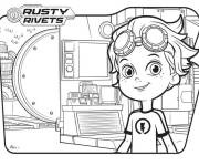 Coloriage et dessins gratuit Laboratoire de Rusty Rivets à imprimer