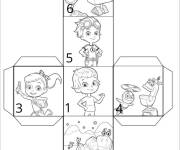 Coloriage Les personnages de Rusty Rivets pour former une boite
