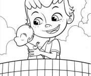 Coloriage Personnage gar&ccedil;on de Rusty Rivets pour enfants