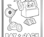 Coloriage et dessins gratuit Ray et Jack de Rusty Rivets à imprimer