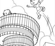 Coloriage Rusty Rivets inventeur en herbe