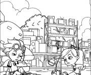 Coloriage Rusty Rivets personnages coloriage gratuit pour enfants