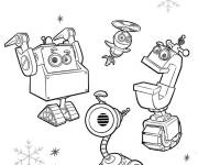 Coloriage et dessins gratuit Rusty Rivets pour no&euml;l à imprimer