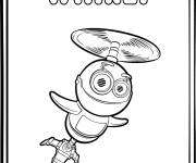Coloriage et dessins gratuit Rusty Rivets robot Whirly à imprimer