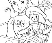 Coloriage Princesse Sarah 6