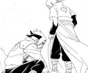 Coloriage La vengeance de Sasuke