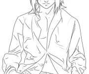 Coloriage Le beau gosse Sasuke