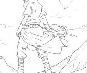 Coloriage Le Mangekyo de Sasuke