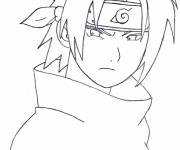 Coloriage Sasuke dessin&eacute; &agrave; la main