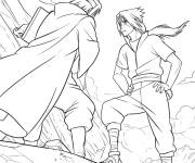 Coloriage Sasuke et Itachi font &eacute;quipe