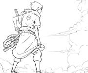 Coloriage Sasuke et la fraternit&eacute;