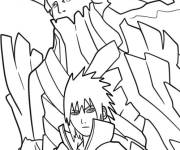 Coloriage Sasuke et le fant&ocirc;me