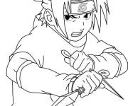 Coloriage Sasuke le petit Ninja