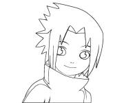 Coloriage et dessins gratuit Sasuke mignon à imprimer