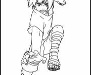 Coloriage et dessins gratuit Sasuke pour les petits à imprimer