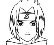 Coloriage Sasuke simple