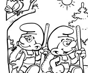 Coloriage Les Schtroumpfs
