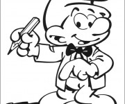 Coloriage Schtroumpf 2 &agrave; imprimer
