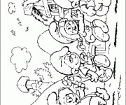 Coloriage Schtroumpf en ligne gratuit