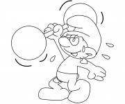 Coloriage Schtroumpf gratuit