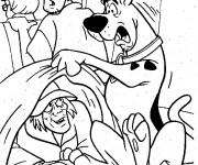 Coloriage Magique Scooby doo