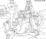 Coloriage Personnage du film Scooby Doo
