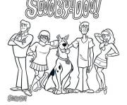 Coloriage Photo de Scooby Doo avec les amis
