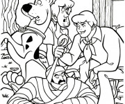 Coloriage Scooby doo &agrave; imprimer en ligne