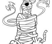 Coloriage Scooby Doo comme une momie