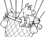 Coloriage Scooby doo myst&egrave;res associ&eacute;s