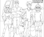 Coloriage Scoubidou