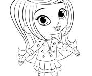Coloriage et dessins gratuit Fille leah de Shimmer et Shine à imprimer