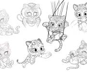 Coloriage et dessins gratuit Nahal de Shimmer Et Shine pour enfants à imprimer
