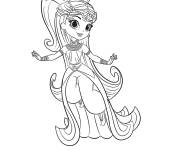 Coloriage et dessins gratuit Samira de Shimmer et Shine à imprimer