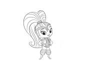 Coloriage et dessins gratuit Shimmer en miniature à imprimer