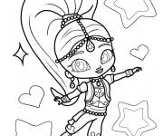 Coloriage Shimmer se sent joyeuse