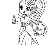 Coloriage Sorci&egrave;re m&eacute;chante de Shimmer et Shine