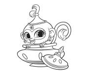 Coloriage Tala de dessin anim&eacute; Shimmer Et Shine