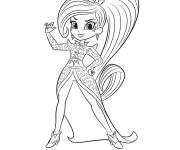 Coloriage Zeta de Shimmer Et Shine