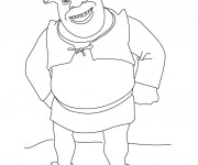 Coloriage Dessin de Shrek