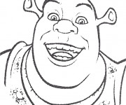 Coloriage Shrek 3