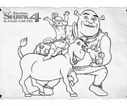 Coloriage Shrek 4