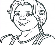 Coloriage Shrek: Fiona