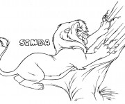 Coloriage Le fort Simba