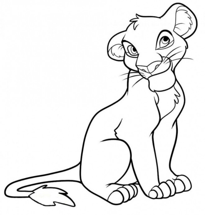 Coloriage Simba à Colorier Gratuit Dessin Gratuit à Imprimer