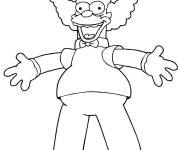 Coloriage Krusty Simpson