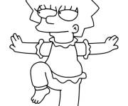 Coloriage Lisa Simpson pour les filles