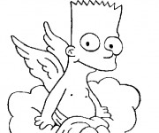 Coloriage Simpson 38